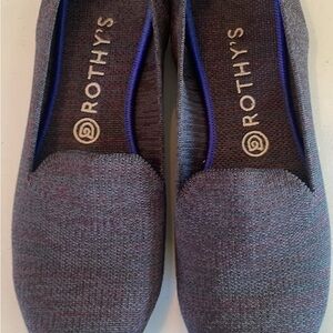 Rothy's Women's Blue and Gray with flecks of Red/Burgandy